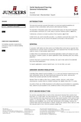 Sound in floor construction , General information E 5.0