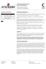 General information, Junckers floor systems C 1.0