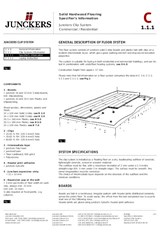 Clip system, Specifier's information C 1.1.1