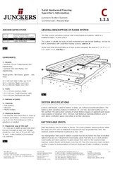 Batten system, Specifier's information C 1.2.1